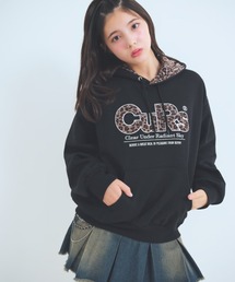 repipi armario | 【裏起毛】ベロアワッペンフーディ(パーカー)