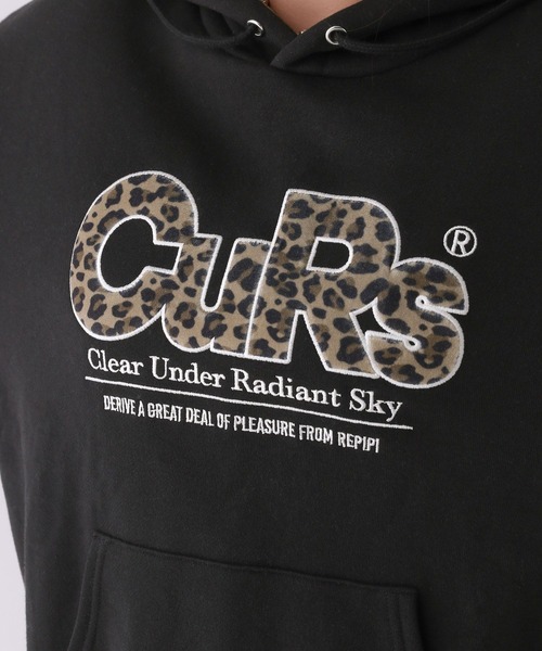 repipi armario（レピピ アルマリオ）の「【裏起毛】ベロアワッペンフーディ（パーカー・キッズ・チャコール/アイボリー/ブラック/グレー・SMALL/MEDIUM/LARGE）」の12枚目の写真