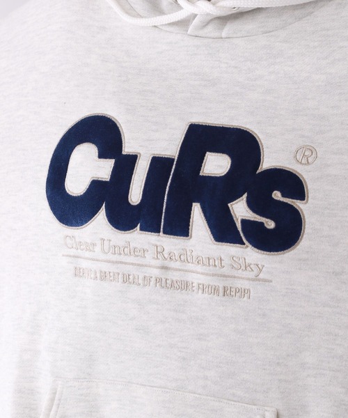 repipi armario（レピピ アルマリオ）の「【裏起毛】ベロアワッペンフーディ（パーカー・キッズ・チャコール/アイボリー/ブラック/グレー・SMALL/MEDIUM/LARGE）」の13枚目の写真