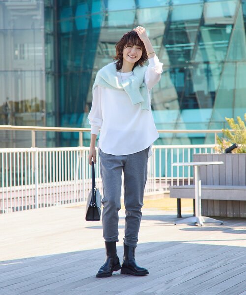 RIVE DROITE（リヴドロワ）の「【R.good（アールドットグッド）】サイドゴアショートブーツ2（ブーツ・レディース・ブラック・SMALL/MEDIUM/LARGE）」の12枚目の写真