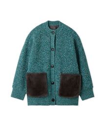 美品　バンヤードストーム　MIXジャガードカーディガン　Mila Owen 美品 バンヤードストーム MIXジャガードカーディガン Mila Owen 美品