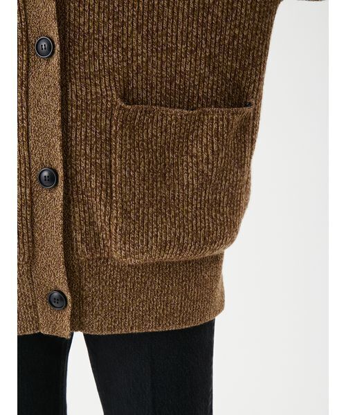 FALCONERI ラクーンファーポケット ウールアンゴラニットジャケット M FALCONERI ラクーンファーポケット ウールアンゴラニットジャケット M