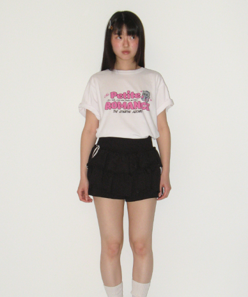 RONRON(ロンロン)の「PETIT ROMANCE BASIC FIT T SHIRT WHITE(Tシャツ/カットソー・レディース・その他・FREE)」の2枚目の写真