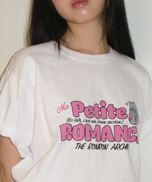 RONRON(ロンロン)の「PETIT ROMANCE BASIC FIT T SHIRT WHITE(Tシャツ/カットソー・レディース・その他・FREE)」の3枚目の写真
