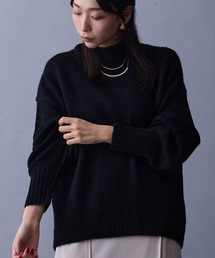 NICOLE white | ハイネックニットプルオーバー(ニット/セーター)