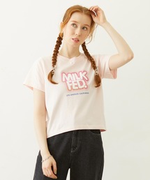 GLITTER HALFTONE LOGO COMPACT S/S TEE
