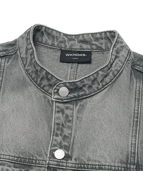 WKNDRS(ウィーキャンドース)の「PATCH WORK DENIM VEST (GREY)(ベスト・レディース・その他・MEDIUM/LARGE)」の3枚目の写真