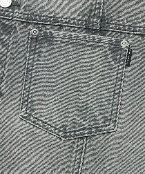 WKNDRS(ウィーキャンドース)の「PATCH WORK DENIM VEST (GREY)(ベスト・レディース・その他・MEDIUM/LARGE)」の4枚目の写真