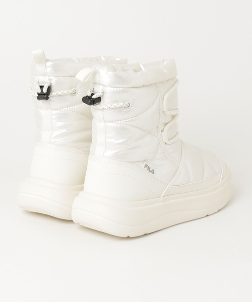 FILA（フィラ）の「PUFFER BOLD BOOTS（ブーツ・レディース・ホワイト・23.0cm/24.0cm/25.0cm/26.0cm）」の2枚目の写真