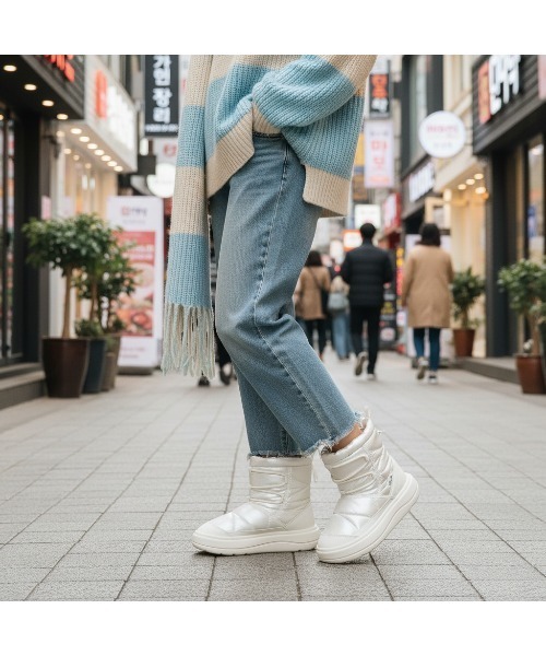 FILA（フィラ）の「PUFFER BOLD BOOTS（ブーツ・レディース・ホワイト・23.0cm/24.0cm/25.0cm/26.0cm）」の4枚目の写真