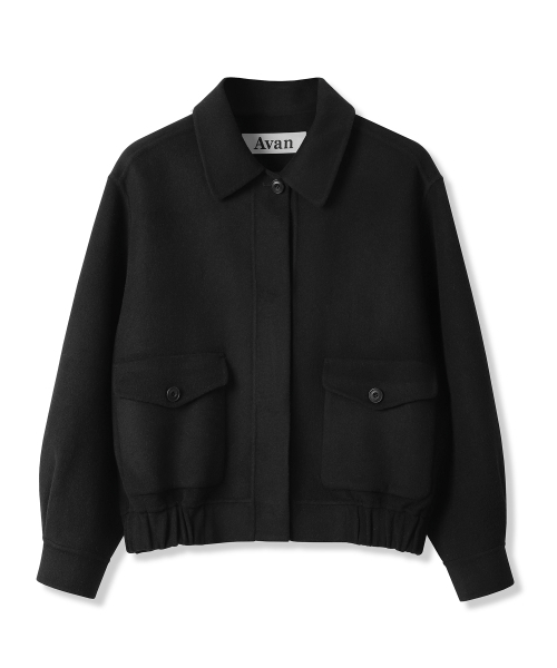 AVANDRESS(アバンドレス )の「Modern Wool Collar Jacket BLACK(ブルゾン・レディース・ブラック・FREE)」の4枚目の写真