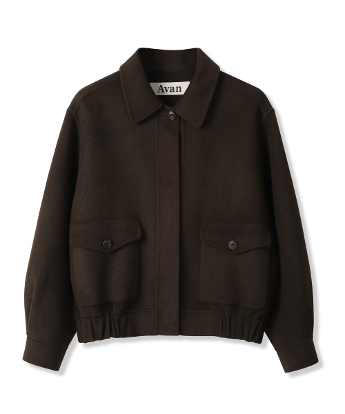 AVANDRESS(アバンドレス )の「Modern Wool Collar Jacket BLACK(ブルゾン・レディース・ブラック・FREE)」の5枚目の写真