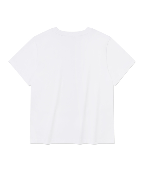 Wacky WiLLy（ワッキーウィリー）の「[2PACK] ウィメンズリリーハーフ袖Tシャツ ホワイト/ホワイト（Tシャツ/カットソー・レディース・その他・SMALL/MEDIUM/LARGE）」の3枚目の写真