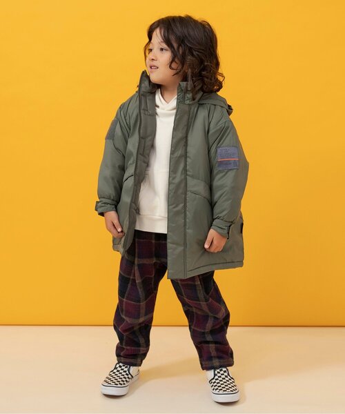 BREEZE（ブリーズ）の「【あったか】裏起毛ワイドタックパンツ_ジュニア対応（その他パンツ・キッズ・グリーン/ワインレッド/インディゴブルー/ブラック/ブラウン・90/100/110/120/130/140/150）」の10枚目の写真