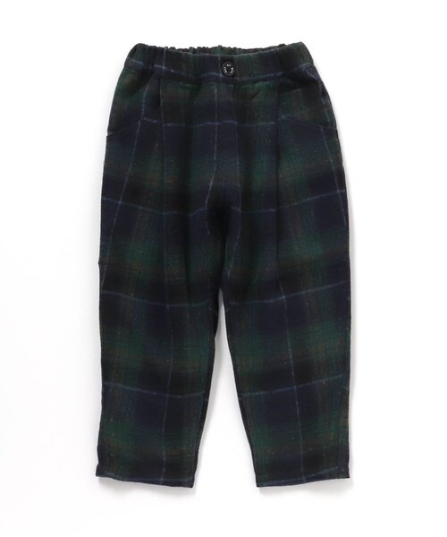 BREEZE（ブリーズ）の「【あったか】裏起毛ワイドタックパンツ_ジュニア対応（その他パンツ・キッズ・グリーン/ワインレッド/インディゴブルー/ブラック/ブラウン・90/100/110/120/130/140/150）」の4枚目の写真