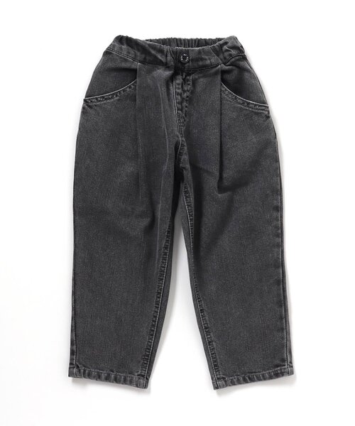 BREEZE（ブリーズ）の「【あったか】裏起毛ワイドタックパンツ_ジュニア対応（その他パンツ・キッズ・グリーン/ワインレッド/インディゴブルー/ブラック/ブラウン・90/100/110/120/130/140/150）」の2枚目の写真