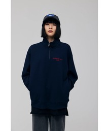 Half Zip Sweat Tops