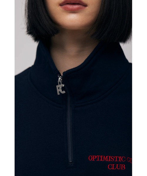 FELICITY(フェリシティ)の「Half Zip Sweat Tops(スウェット・レディース・アイボリー/ネイビー・2)」の18枚目の写真