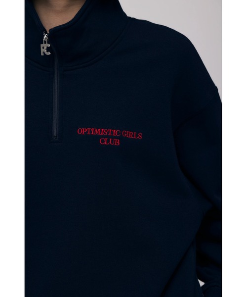 FELICITY(フェリシティ)の「Half Zip Sweat Tops(スウェット・レディース・アイボリー/ネイビー・2)」の17枚目の写真