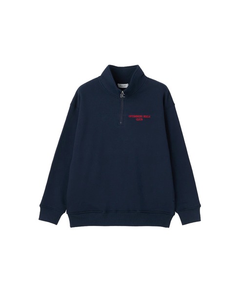 FELICITY(フェリシティ)の「Half Zip Sweat Tops(スウェット・レディース・アイボリー/ネイビー・2)」の11枚目の写真