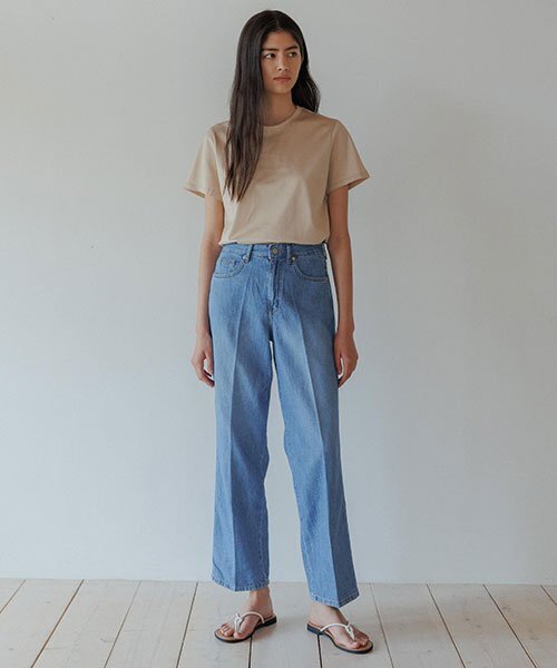 LINGSEOUL(リングソウル)の「supima silket cotton top-beige(Tシャツ/カットソー・レディース・その他・SMALL/MEDIUM)」の2枚目の写真