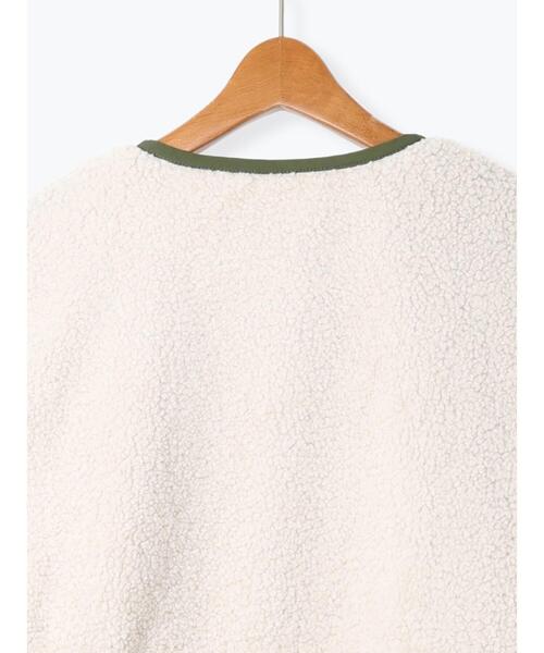 Lugnoncure（ルノンキュール）の「ボアキルト切替コート（その他アウター・レディース・ブラック/カーキ/オフホワイト・F）」の21枚目の写真