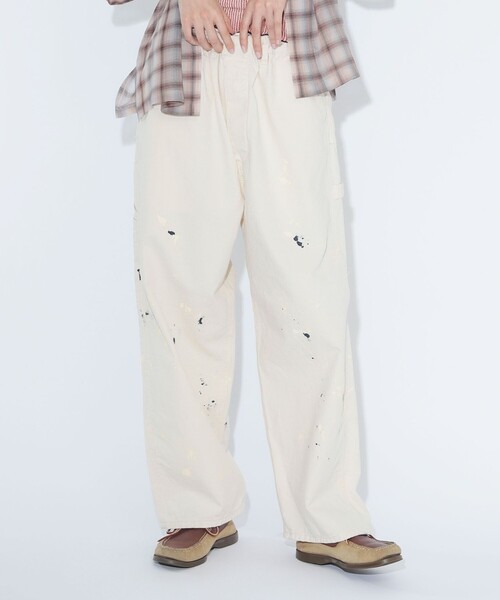 Lee（リー）の「【別注】Lee × maturely / リメイク ペインター パンツ（その他パンツ・レディース・ホワイト系その他7・ONE SIZE）」の14枚目の写真