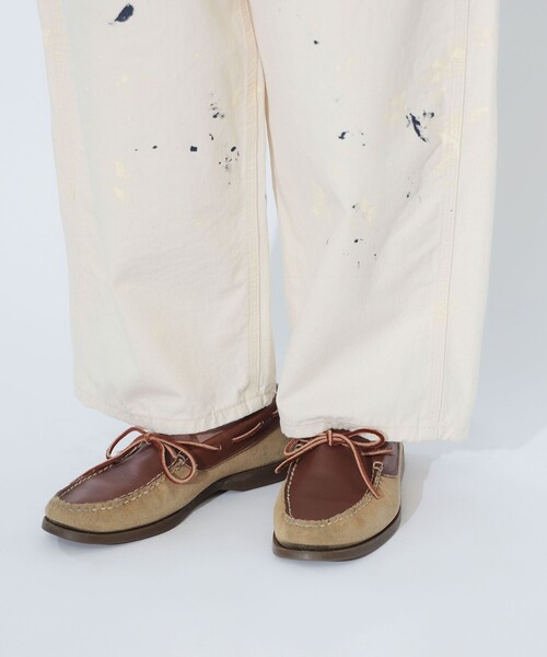 Lee（リー）の「【別注】Lee × maturely / リメイク ペインター パンツ（その他パンツ・レディース・ホワイト系その他7・ONE SIZE）」の2枚目の写真