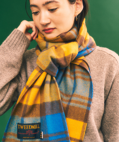 セール】TWEEDMILL / ツイードミル LAMBSWOOL STOLE（マフラー）｜417