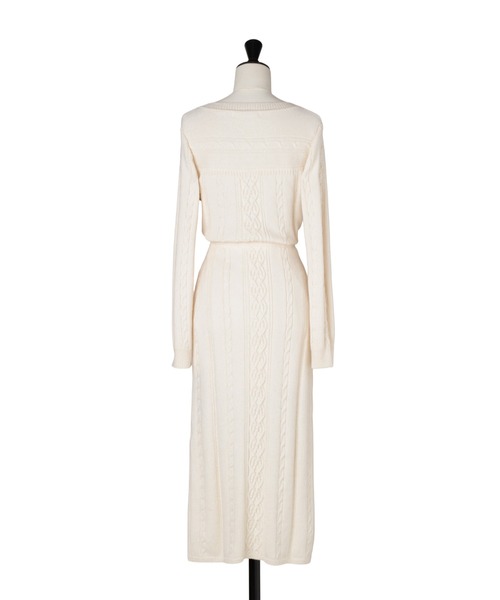 Cecily Cable Knit Dress（ワンピース）｜Her lip to（ハーリップ