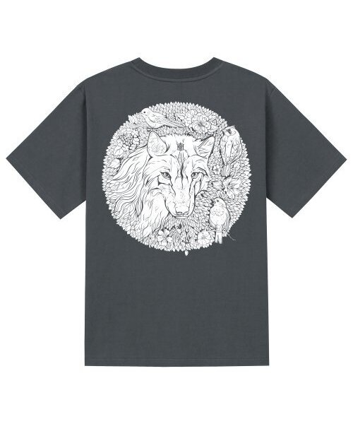 KAN6312(カン6312)の「KTG0140 ハヤンヌクテク 半袖Tシャツ - グレー(Tシャツ/カットソー・メンズ・その他・SMALL/MEDIUM/LARGE/X-LARGE)」の1枚目の写真