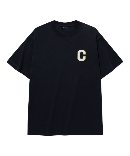 COVERNAT(カバーナット)の「クールコットンシャインCロゴTシャツダークネイビー(Tシャツ/カットソー・レディース・その他・X-SMALL/SMALL/MEDIUM/LARGE/X-LARGE/XX-LARGE)」の2枚目の写真