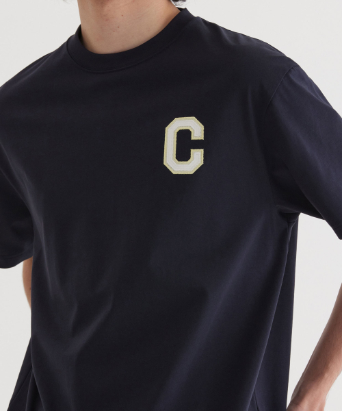 COVERNAT(カバーナット)の「クールコットンシャインCロゴTシャツダークネイビー(Tシャツ/カットソー・レディース・その他・X-SMALL/SMALL/MEDIUM/LARGE/X-LARGE/XX-LARGE)」の7枚目の写真