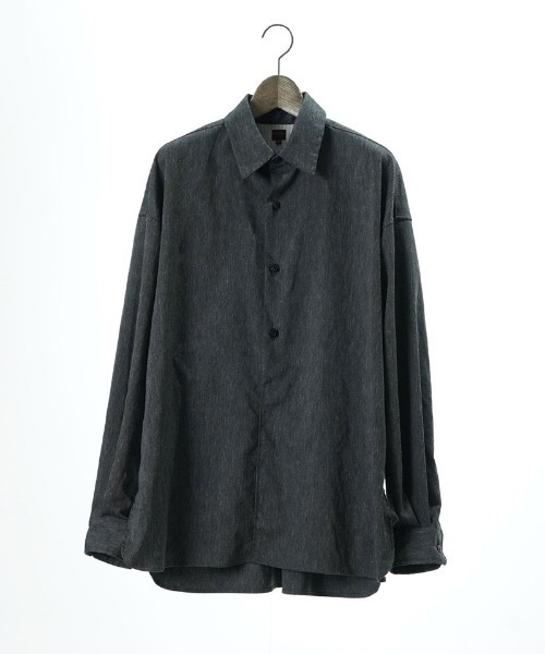 EGO TRIPPING(エゴトリッピング)の「ms6328- MINIMALPULLOVER プルオーバーシャツ(616607)(シャツ/ブラウス・メンズ・ブラック/杢グレー/ホワイト・46/48)」の21枚目の写真