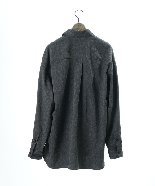 EGO TRIPPING(エゴトリッピング)の「ms6328- MINIMALPULLOVER プルオーバーシャツ(616607)(シャツ/ブラウス・メンズ・ブラック/杢グレー/ホワイト・46/48)」の22枚目の写真