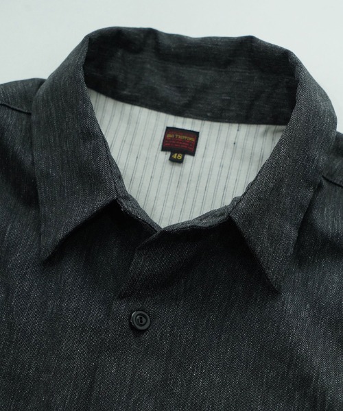 EGO TRIPPING(エゴトリッピング)の「ms6328- MINIMALPULLOVER プルオーバーシャツ(616607)(シャツ/ブラウス・メンズ・ブラック/杢グレー/ホワイト・46/48)」の11枚目の写真