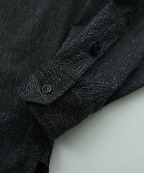 EGO TRIPPING(エゴトリッピング)の「ms6328- MINIMALPULLOVER プルオーバーシャツ(616607)(シャツ/ブラウス・メンズ・ブラック/杢グレー/ホワイト・46/48)」の12枚目の写真