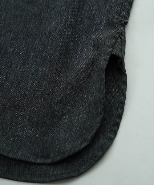 EGO TRIPPING(エゴトリッピング)の「ms6328- MINIMALPULLOVER プルオーバーシャツ(616607)(シャツ/ブラウス・メンズ・ブラック/杢グレー/ホワイト・46/48)」の13枚目の写真