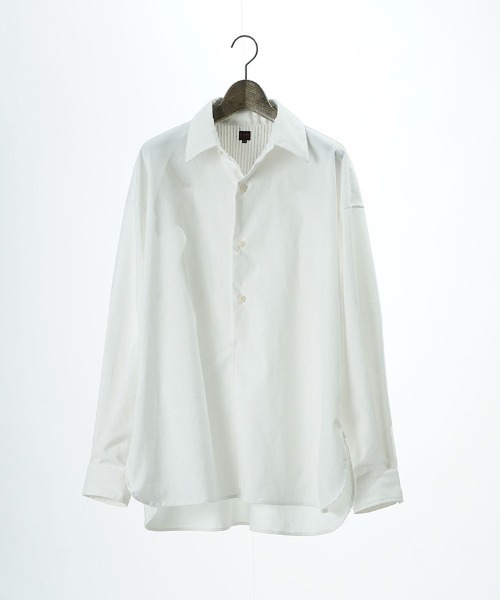 EGO TRIPPING(エゴトリッピング)の「ms6328- MINIMALPULLOVER プルオーバーシャツ(616607)(シャツ/ブラウス・メンズ・ブラック/杢グレー/ホワイト・46/48)」の16枚目の写真