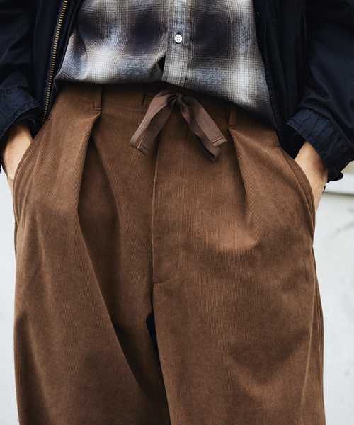 トリコット コーデュロイ オーバー パンツ（その他パンツ）｜JOURNAL