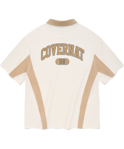 COVERNAT(カバーナット)の「ワッフルアーチカラーTシャツクリーム(ポロシャツ・レディース・その他・MEDIUM/SMALL/LARGE)」の2枚目の写真