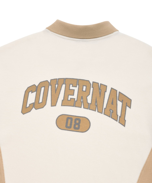 COVERNAT(カバーナット)の「ワッフルアーチカラーTシャツクリーム(ポロシャツ・レディース・その他・MEDIUM/SMALL/LARGE)」の4枚目の写真