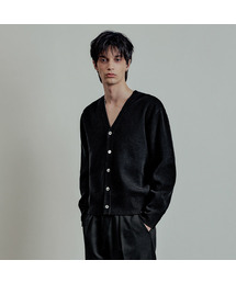 LMOOD（エルムード）の「Ordinary LD Wool Cotton Crop Cardigan Black（カーディガン/ボレロ・メンズ）」