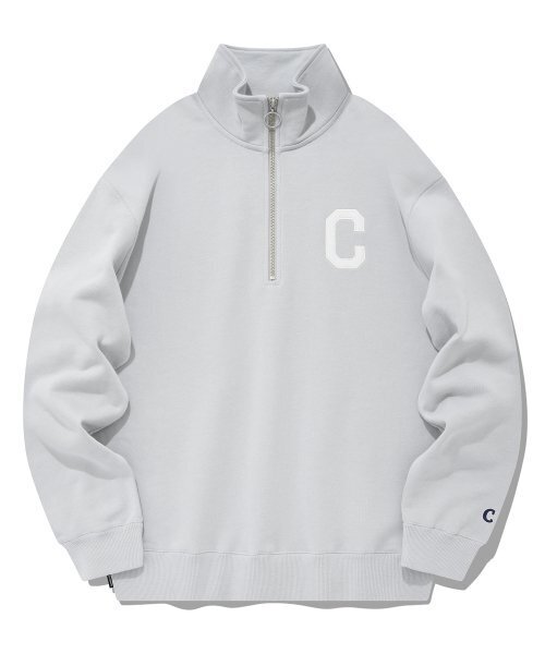COVERNAT(カバーナット)の「Cロゴハーフジップスウェットブルー(スウェット・レディース・その他・SMALL/X-LARGE/LARGE)」の1枚目の写真