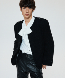UNTAGE（アンテージ）の「ウールブークレツイードジャケット[ブラック(MAN)]_UTO-FB16（テーラードジャケット）」