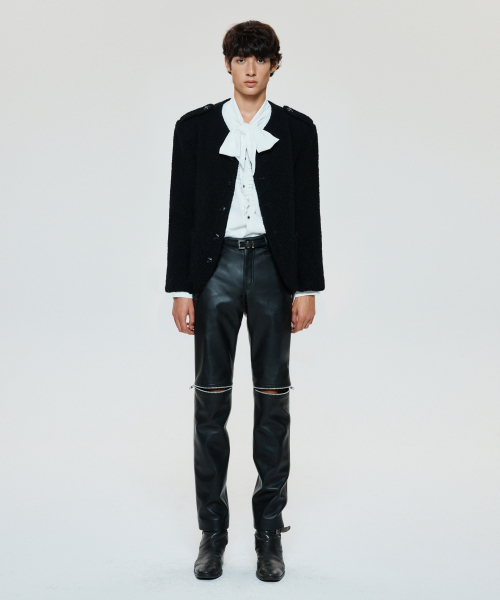 UNTAGE（アンテージ）の「ウールブークレツイードジャケット[ブラック(MAN)]_UTO-FB16（テーラードジャケット・メンズ・その他・MEDIUM/LARGE/X-LARGE）」の4枚目の写真
