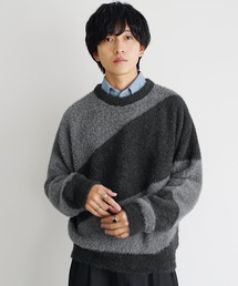 MinoriTY | 【qsssy×MinoriTY】NIGHT FADE SHAGGY LIKE KNIT(ニット/セーター)