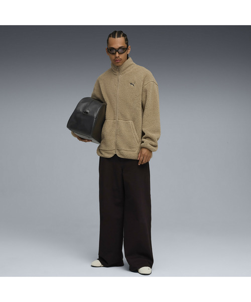 PUMA（プーマ）の「PUMA プーマ メンズ ESS エレベーテッド リラックスド フルジップ シェルパ ジャケット（パーカー・メンズ・ダークグリーン/ベージュ/ブラック・SMALL/MEDIUM/LARGE/X-LARGE/X-SMALL）」の14枚目の写真