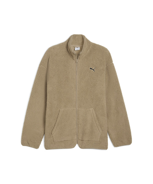 PUMA（プーマ）の「PUMA プーマ メンズ ESS エレベーテッド リラックスド フルジップ シェルパ ジャケット（パーカー・メンズ・ダークグリーン/ベージュ/ブラック・SMALL/MEDIUM/LARGE/X-LARGE/X-SMALL）」の15枚目の写真