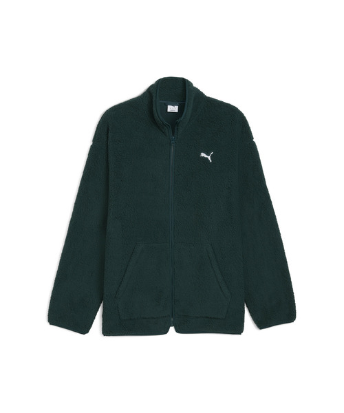 PUMA（プーマ）の「PUMA プーマ メンズ ESS エレベーテッド リラックスド フルジップ シェルパ ジャケット（パーカー・メンズ・ダークグリーン/ベージュ/ブラック・SMALL/MEDIUM/LARGE/X-LARGE/X-SMALL）」の9枚目の写真